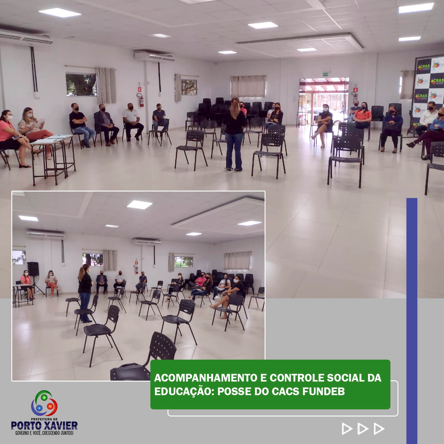 ACOMPANHAMENTO E CONTROLE SOCIAL DA EDUCAÇÃO: POSSE DO CACS FUNDEB EM PORTO XAVIER